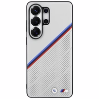 BMW Tricolor Metal Logo MagSafe Maciņš for Samsung Galaxy S26 Ultra - pelēks