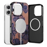 Tech-Protect Lamano MagSafe maciņš iPhone 16 Pro Max brūni violets