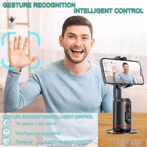 T-PHOX iCircle стабилизатор/штатив с AI 360 отслеживанием лица, черный держатель