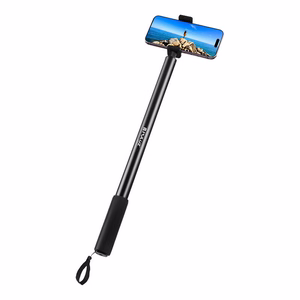 Metāla pašbilžu turētājs 2m PULUZ kamerai Insta360 One RS/X2/X3/X4 (melns)