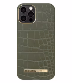 IDEAL OF SWEDEN IDACAW21-I2061-327 IPHONE 12/12 PRO KHAKI CROCO maciņš