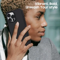 Tech-Protect silikonais MagSafe viedtālruņa apvalks iPhone 16 Pro - melns