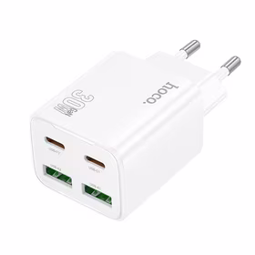Lādētājs Hoco 2 x USB C + 2 x USB A QC3.0 PD 3A 30W N56 balts