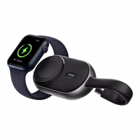 Portatīvais lādētājs Apple Watch Forcell F-Energy Mini Power Watch 1A 2,5W 1200 mAh melna