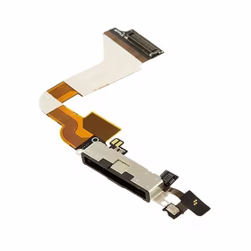 Flex priekš iPhone 4S priekš charging connector melns ORG