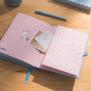 Moomins A5 piezīmju grāmatiņa ar pildspalvu