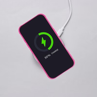 FULL MATTE MAG COVER magnētiskais viedtālruņa apvalks, saderīgs ar MagSafe, paredzēts IPHONE 15, rozā