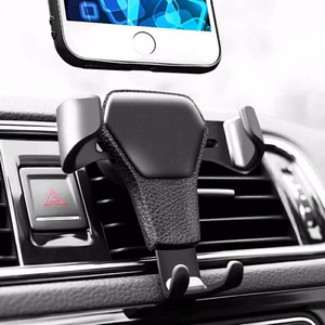 Auto turētājs H01 melns gravitācijas turētājs ventilācijas režģim