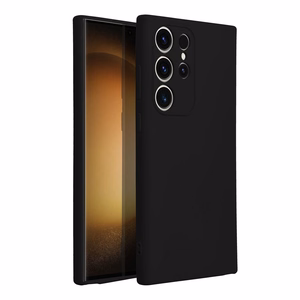 SILIKONA viedtālruņa apvalks SAMSUNG S23 Ultra melns