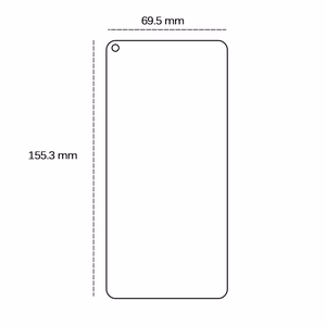 Защитное стекло 2,5D Oppo A52