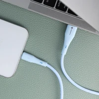 FORCELL F-ENERGY C342 kabelis USB A uz Type C QC4.0 3A 66W Silikona 1 m zils