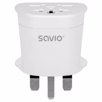 Savio AP-05 sprieguma pārveidotājs 2500 W balts