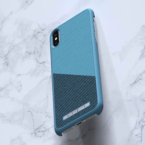 Nordic Elements Saeson Freja vāciņš ierīcei iPhone XS Max, tumši zilzaļš