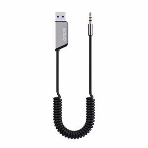 Savio TR-16 – Bluetooth 5.3 AUX uztvērējs ar brīvroku funkciju un Google Assistant / Siri