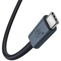 BASEUS kabelis (m) Type C uz Type C PD3.1 240W 8K 60Hz CB000068 1 m - melns (m)