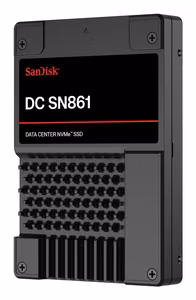 SanDisk SSD disks 3840GB PCIe 5.0 NVMe U.2 13700/7200 MB/s