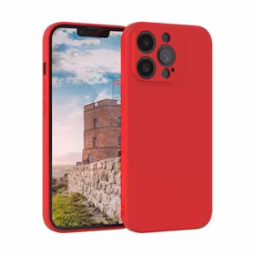 Maciņš "Liquid Silicone" Xiaomi Redmi Note 13 5G / Redmi Note 14S sarkans