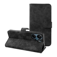 TENDER grāmatas tipa viedtālruņa apvalks XIAOMI Redmi 13C / POCO C65 melns