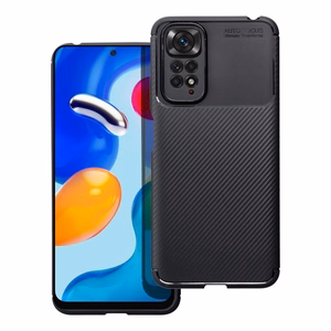 Viedtālruņa apvalks CARBON PREMIUM XIAOMI Redmi Note 9 melns