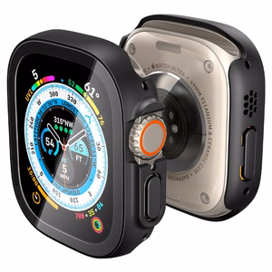 Spigen Thin Fit 360 maciņš Apple Watch Ultra 49 mm, melns