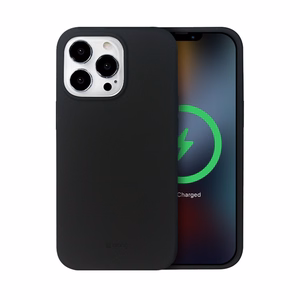 Crong Color Cover Magnetic vāciņš ierīcei iPhone 13 Pro Max, saderīgs ar MagSafe, melns