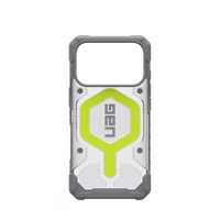 UAG Pathfinder Clear MagSafe Maciņš iPhone 17 Pro - Neon Gray