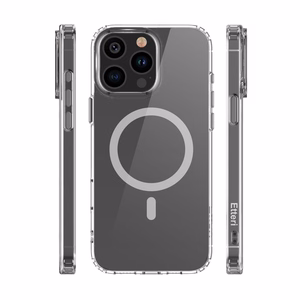 Etteri Krāsains Magnētiskais viedtālruņa apvalks iPhone 15 Pro 6,1" pelēks