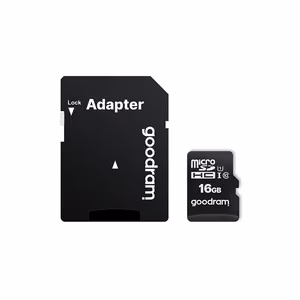GOODRAM memory card microSD 16GB 100 MB/s class 10 UHS I with adapter SD