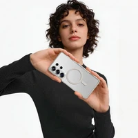 Rock Crystal Armor Series Magnetic Maciņš for Samsung Galaxy S26 Plus melns