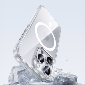 Benks Magnētiskais Lucent Pro viedtālruņa apvalks Iphone 16 Pro caurspīdīgs