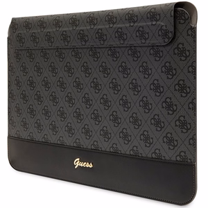 Guess 4G Stripe Metal Logo apvalks 14" klēpjdatoram - melns