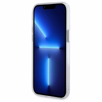 Karl Lagerfeld IML Metāla Choupette galva MagSafe apvalks iPhone 13 Pro - balts