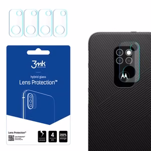 hibrīda stikls 3MK FLEXIBLE GLASS LENS MOTOROLA DEFY 2021 kamerai 4 gab..