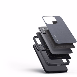 Dux Ducis Fino viedtālruņa apvalks Xiaomi 13 ar silikona rāmi pelēks