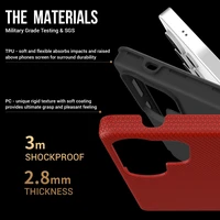 Perfekcionistu trīsstūra korpuss Samsung S938 S25 Ultra red