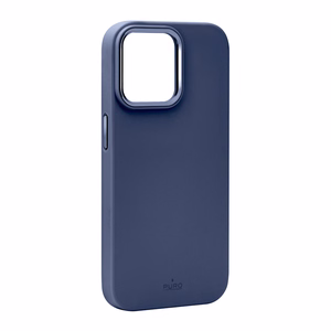 Puro Icon Mag Pro magnētiskais silikona viedtālruņa apvalks iPhone 15 Pro Max - tumši zils