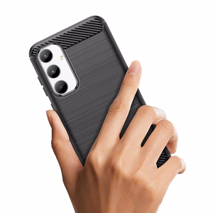 Carbon apvalks Samsung Galaxy A35 - melns