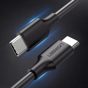 Ugreen US286 USB-C - USB-C PD QC 3A 480Mb/s 2m kabelis - melns