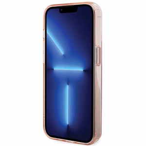 Karl Lagerfeld KLHMP15LHMRSKCP iPhone 15 Pro 6.1" rozā/rozā cietais apvalks ar gredzena statīvu Karl&Choupette Magnētiskais