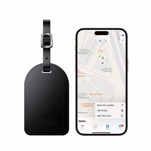 Hoco E91H bagāžas lokators, saderīgs ar Apple Find My, melns