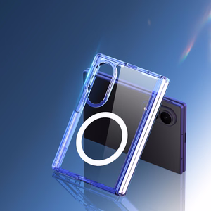 Ar MagSafe saderīgs DUX DUCIS CLIN MAG maciņš SAMSUNG Z Fold 8 Wide, caurspīdīgs