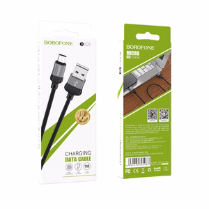 Borofone Cable BX28 Dignity - USB to Micro USB - 2,4A 1 metre grey