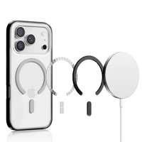 Rock Crystal Armor Sērijas Magnētiskā Apvalks Iphone 17 Pro - melns