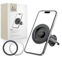 Tech-Protect N58 magnētiskais MagSafe automašīnas gaisa ventilācijas turētājs - melns