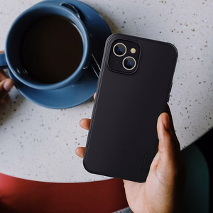 Nillkin Super Frosted Shield Pro viedtālruņa apvalks iPhone 14 Plus aizmugurējais apvalks zils