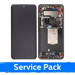 LCD Display Compatible With Xiaomi 15 Ultra with Frame / Black / (Service Pack)