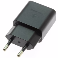 Samsung EP-T1510EBE 15W USB-C sienas lādētājs (OOB lielapjoma – aizstājējiepakojums) – melns