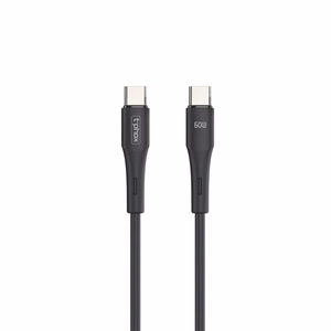 T-PHOX KABELIS GENTLE USB-C/USB-C 60W MELNS