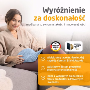 Medisana HP 515 sildspilvens, džinsa zilā krāsā