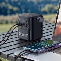 Ārējā baterija Power Bank Hoco J152 22.5W+PD20W 80000mAh melna